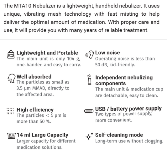 Mesh Nebulizer – Portable & Powerful Respiratory Relief