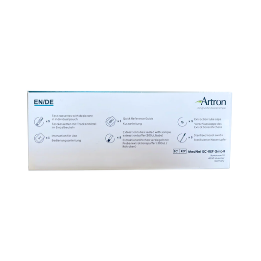 Artron COVID-19 Home Rapid Antigen Test EXP NOV 2026