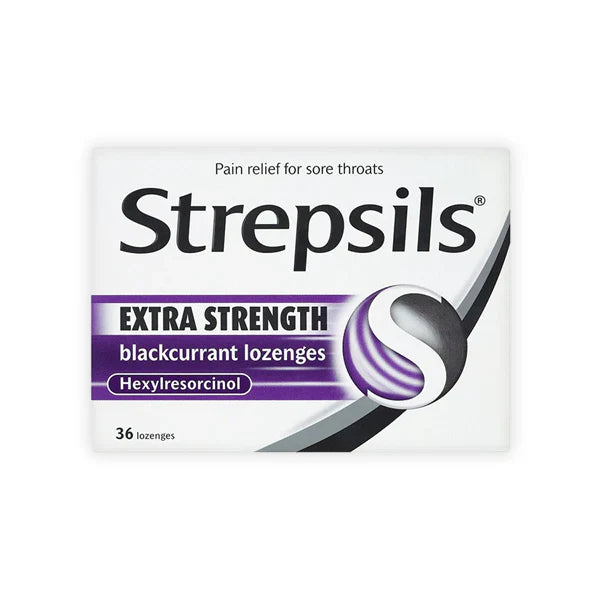 Strepsils Lozenges - Blackcurrant 36s