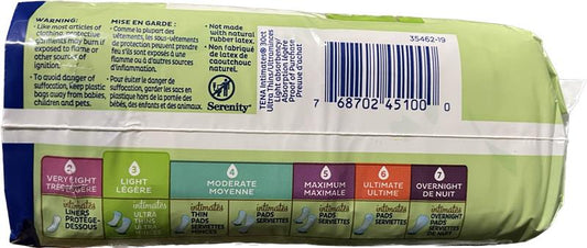TENA Incontinence Ultra Thin Pads for Women - 30 count