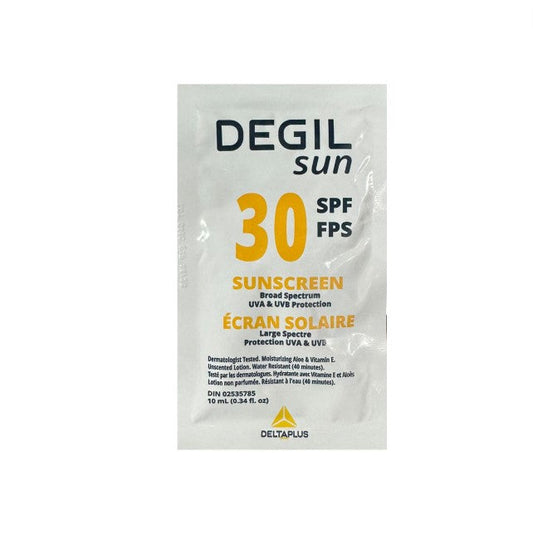 Degil Sun SPF 30 Sunscreen Lotion, Individual Use 10ml