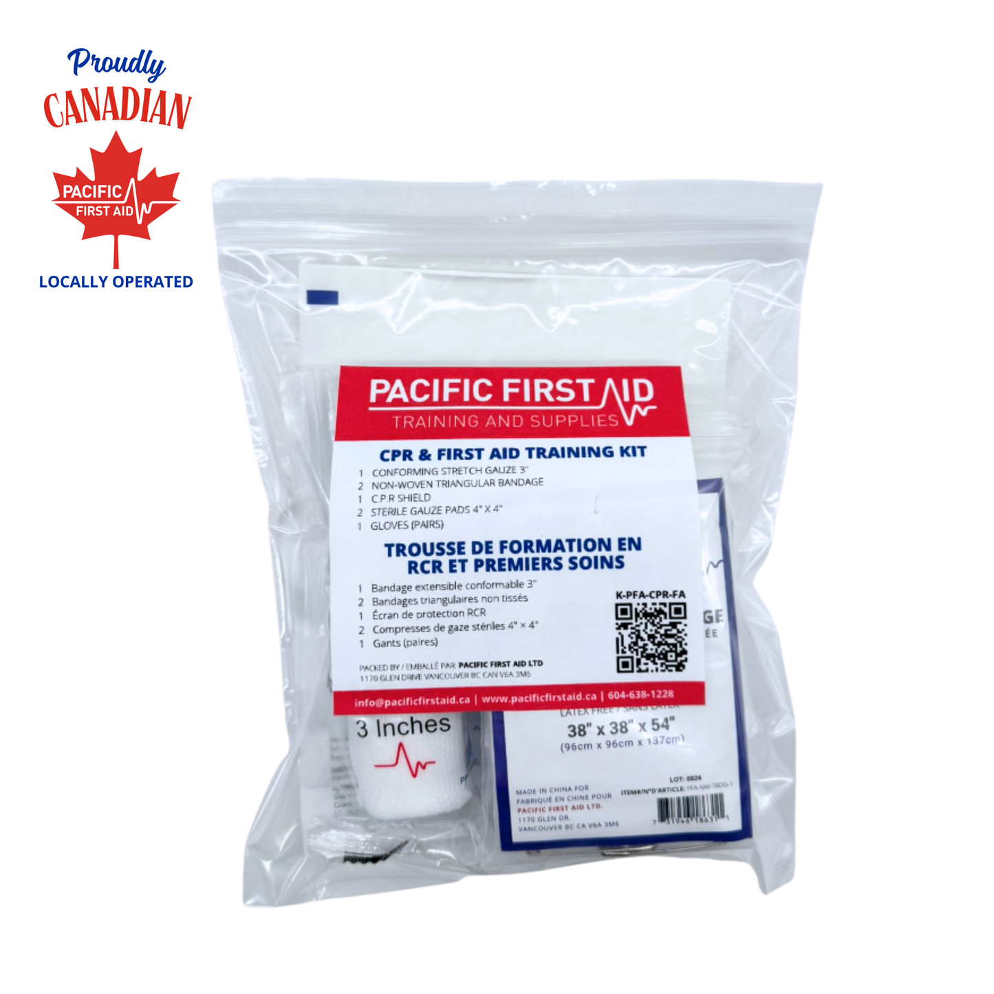 Basic CPR & First Aid Training Kit