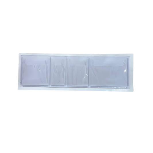 4-Pocket Door Pouch Organizer – 4" x 14" Medical Supply Holder