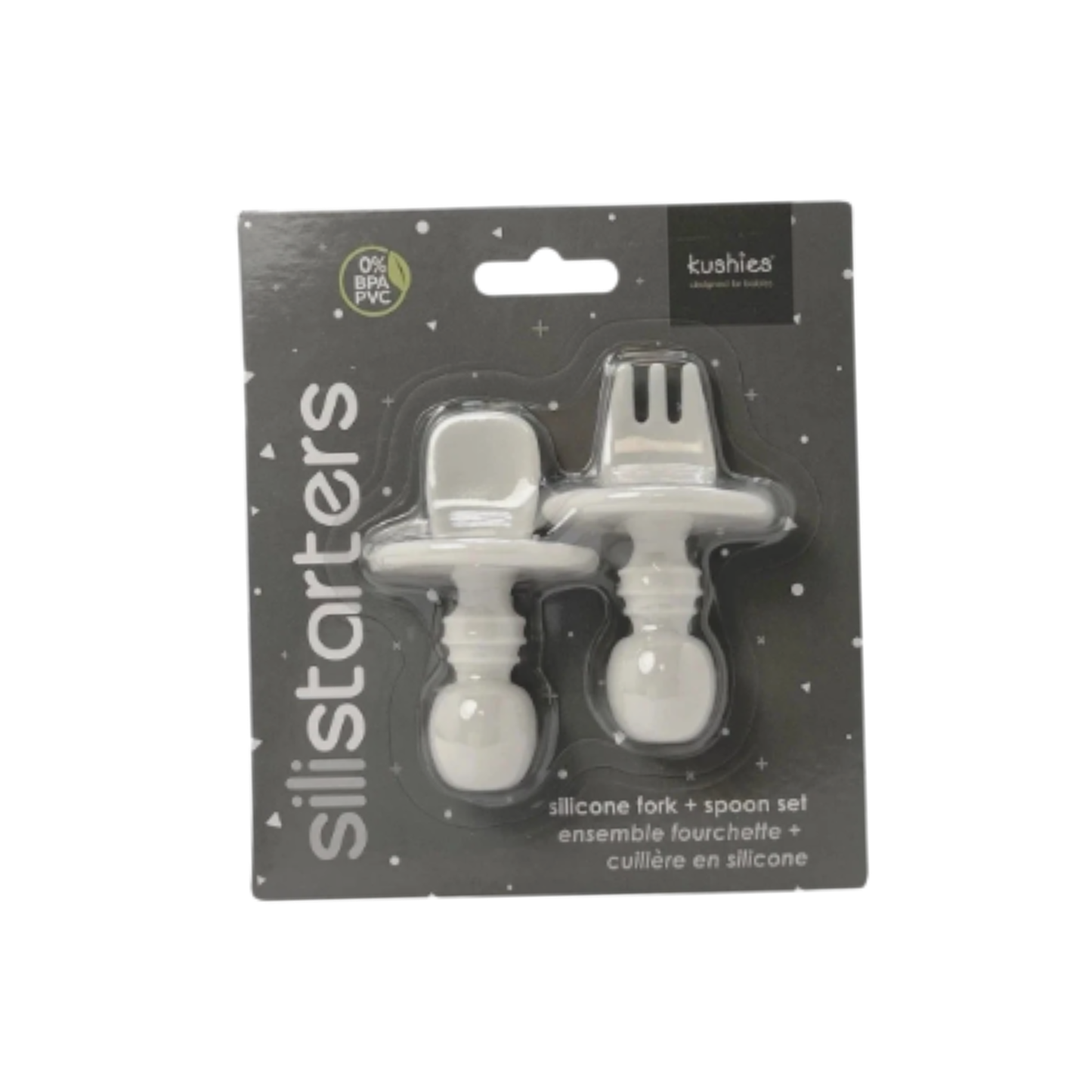 Kushies SiliStarters - Silicone Fork + Spoon Set