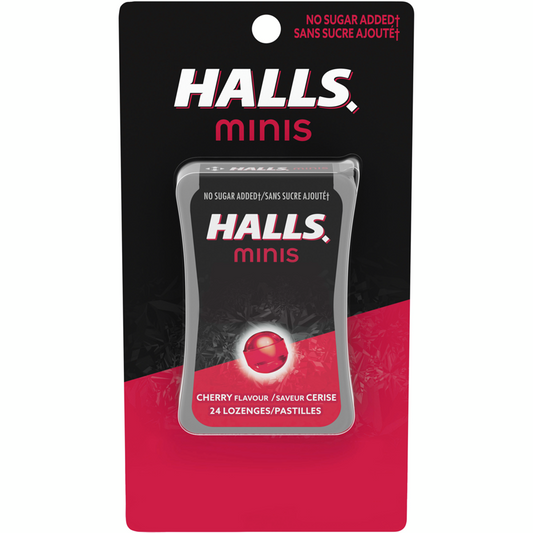 HALLS Minis Cherry Flavour Cough Drops