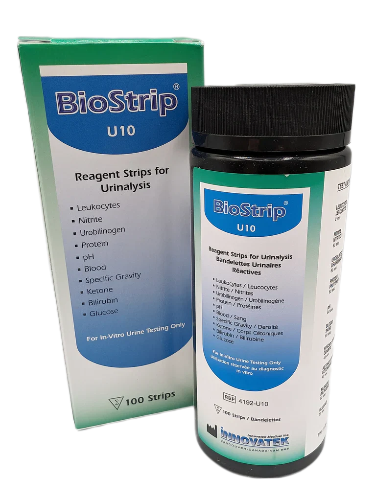 BioStrip Urinalysis 10 Parameter Test Strips