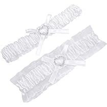 White Wedding Garter