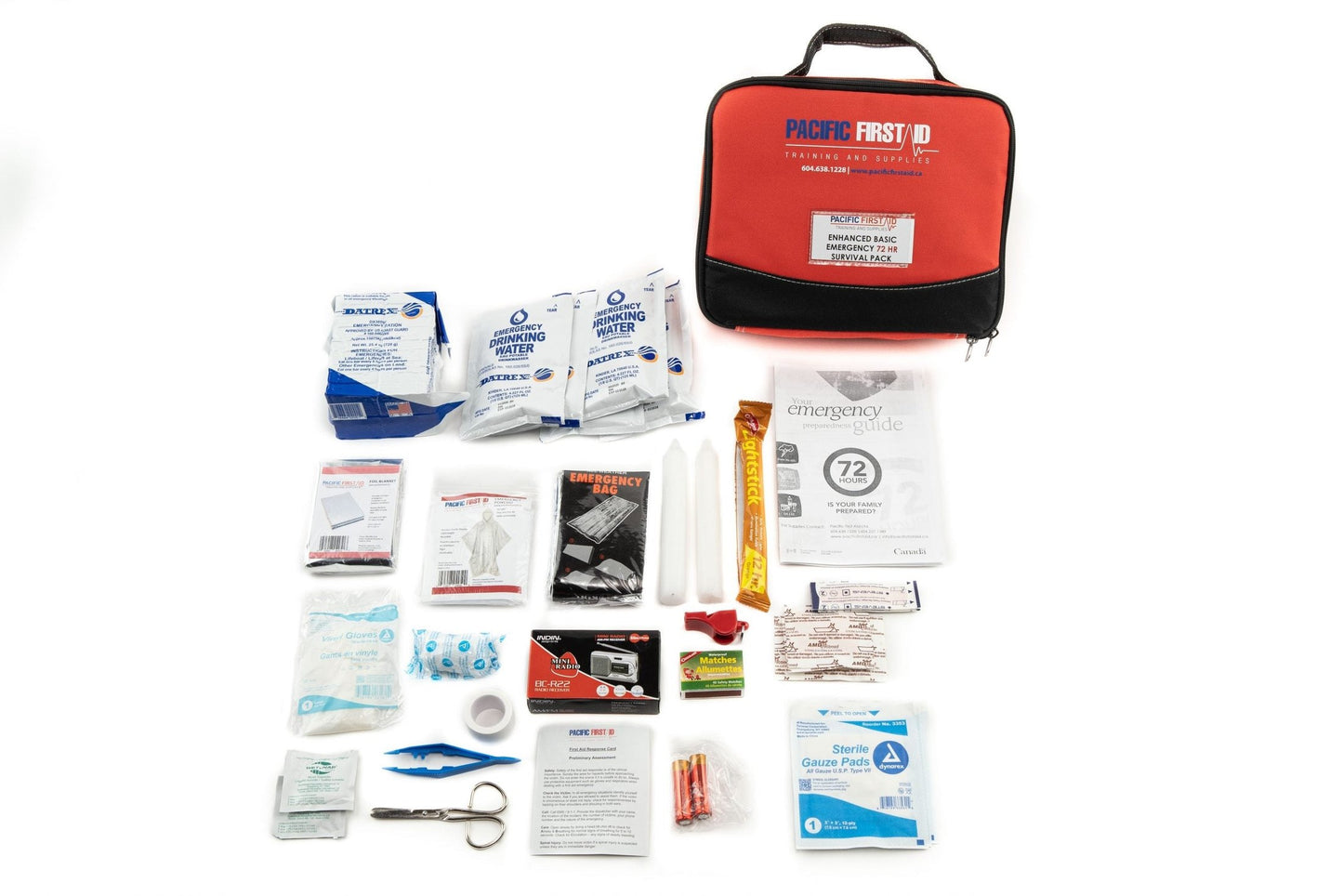 Enhanced Basic 72 Hour Survival Kit