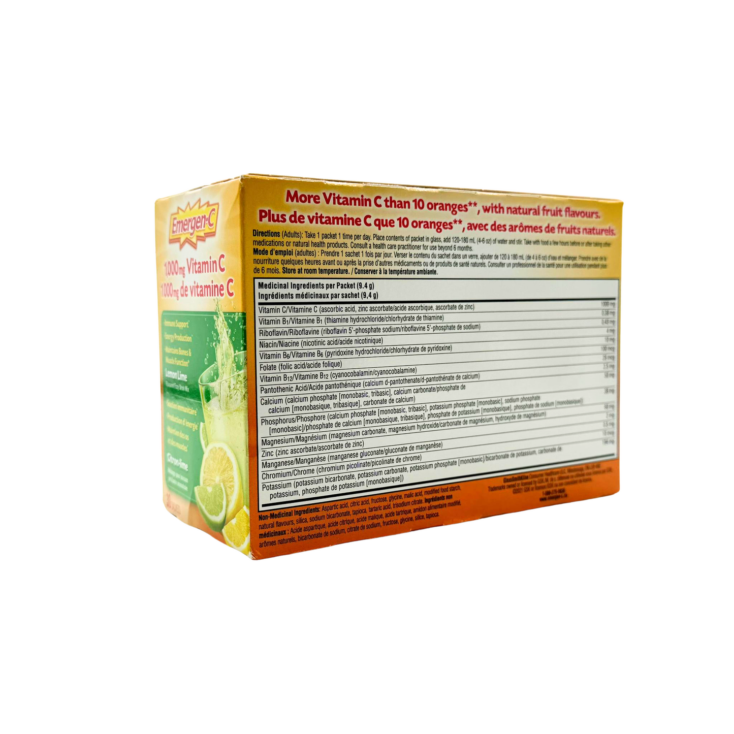 Emergen-C Vitamins C Powder Supplement 30 Count
