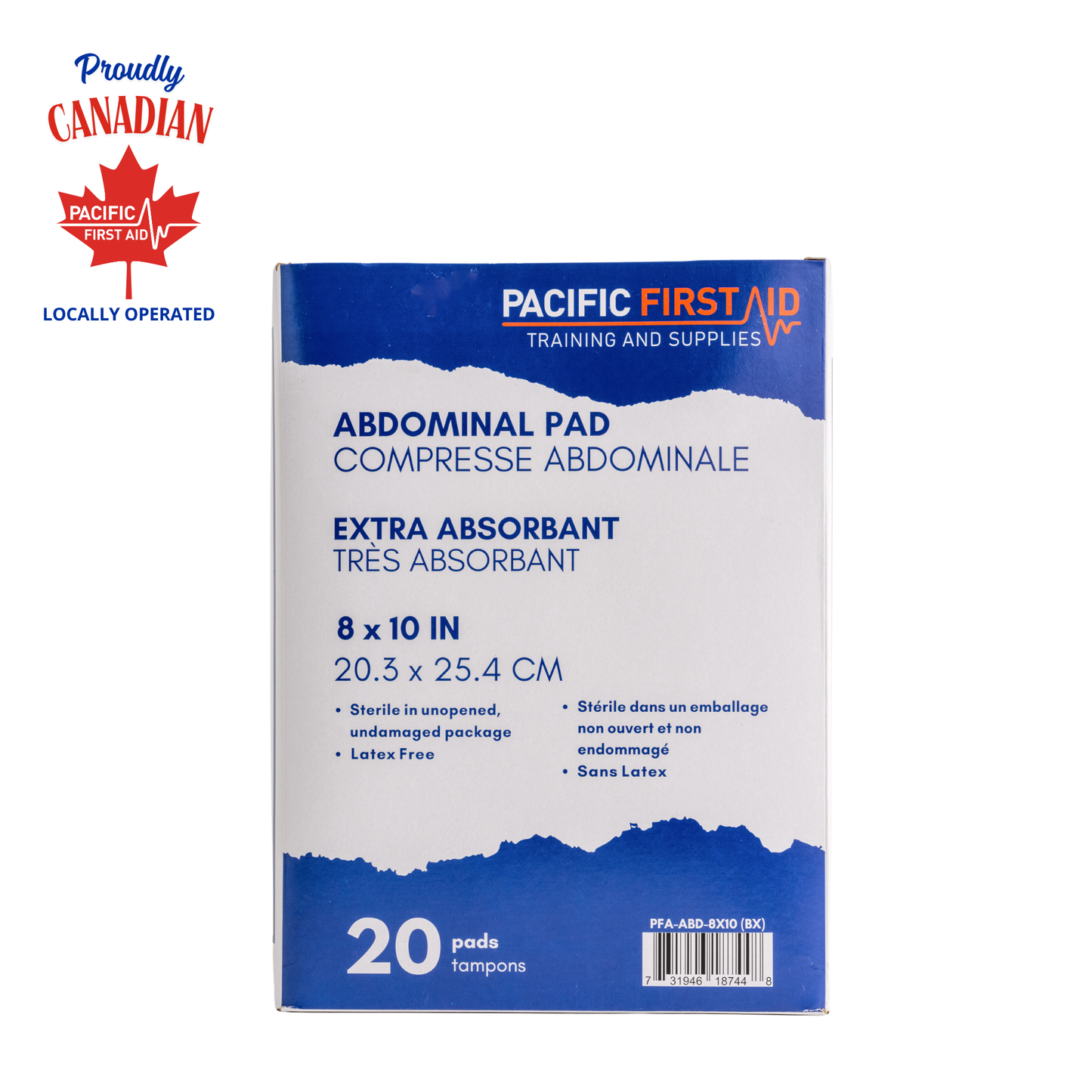 Abdominal Pad | 5" x 9" or 8" x 10"