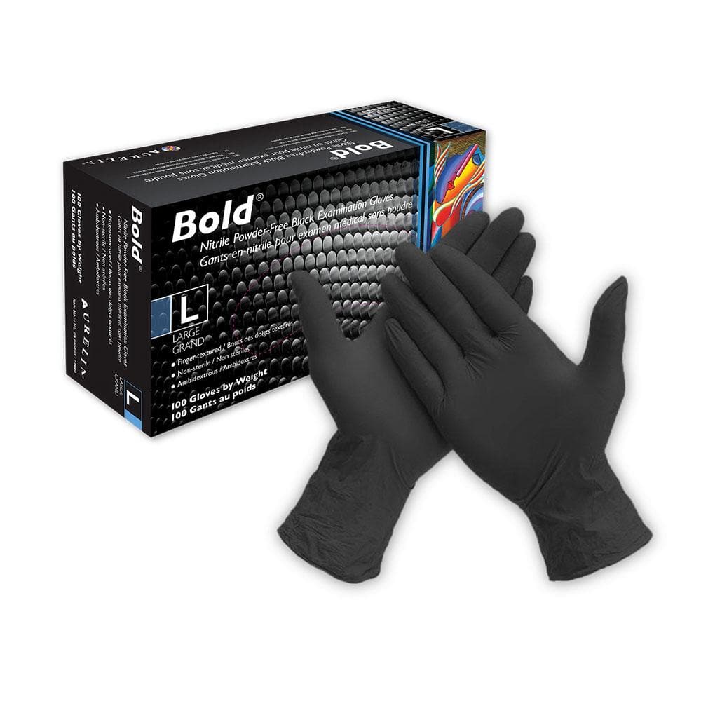 NITRILE, Aurelia BOLD Black Gloves