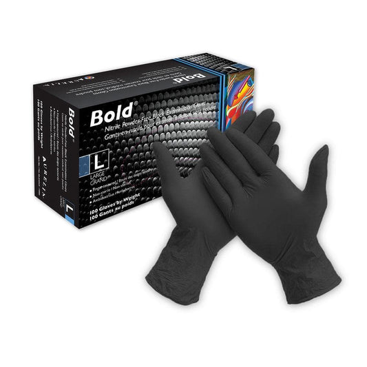 NITRILE, Aurelia BOLD Black Gloves
