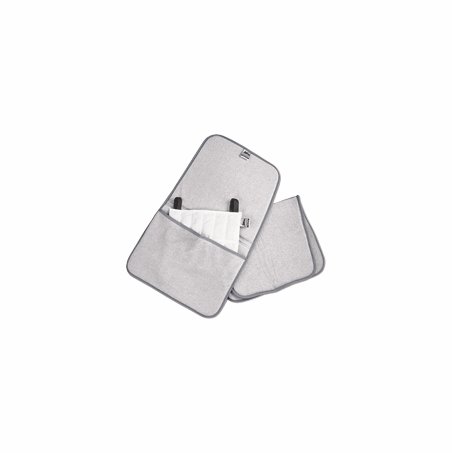 Hydrocollator All Terry Cover, Foam-filled Neck Contour, 25 x 16 in, Gray w/velcro