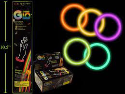 Neon Glo 2-pc. 8" Bracelet 5 col.