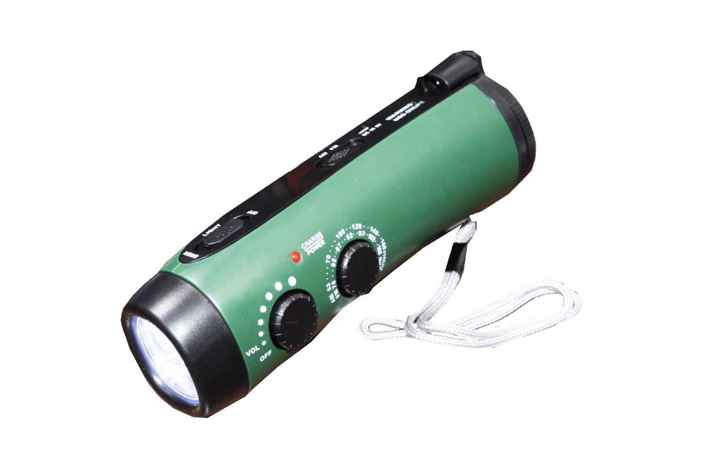 Basic Dynamo Hand Crank Radio with Flashlight and Siren