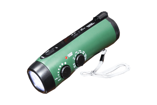 Basic Dynamo Hand Crank Radio with Flashlight and Siren