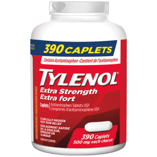 Tylenol 500mg (Acetaminophen) 390 Tablets